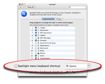 Spotlight Search Shortcut Mac